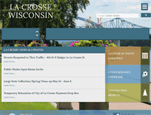 Tablet Screenshot of cityoflacrosse.org